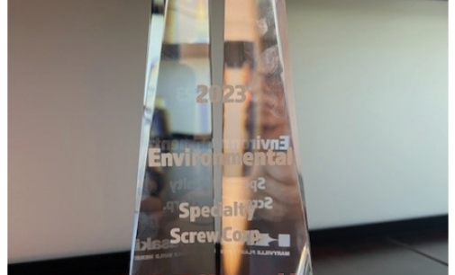 Specialty Screw Wins Supplier Award